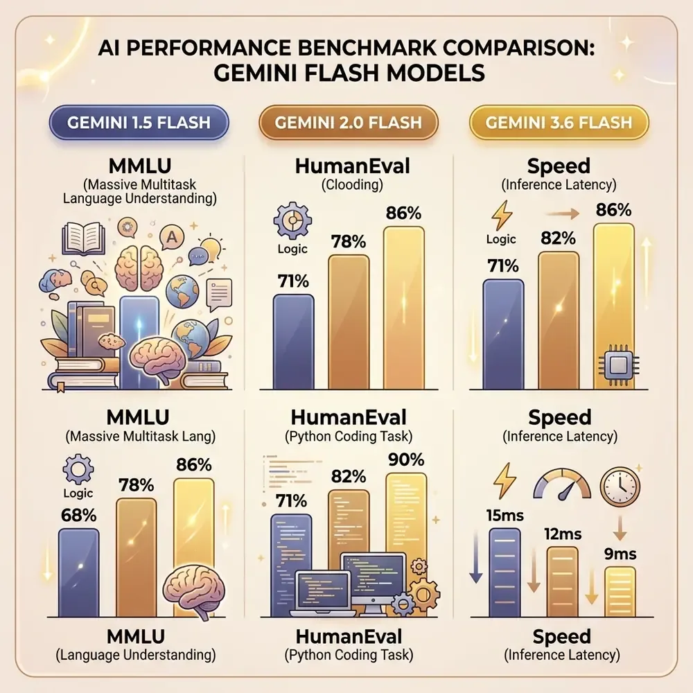 Gemini 3.6 Flash Benchmark Performance Comparison