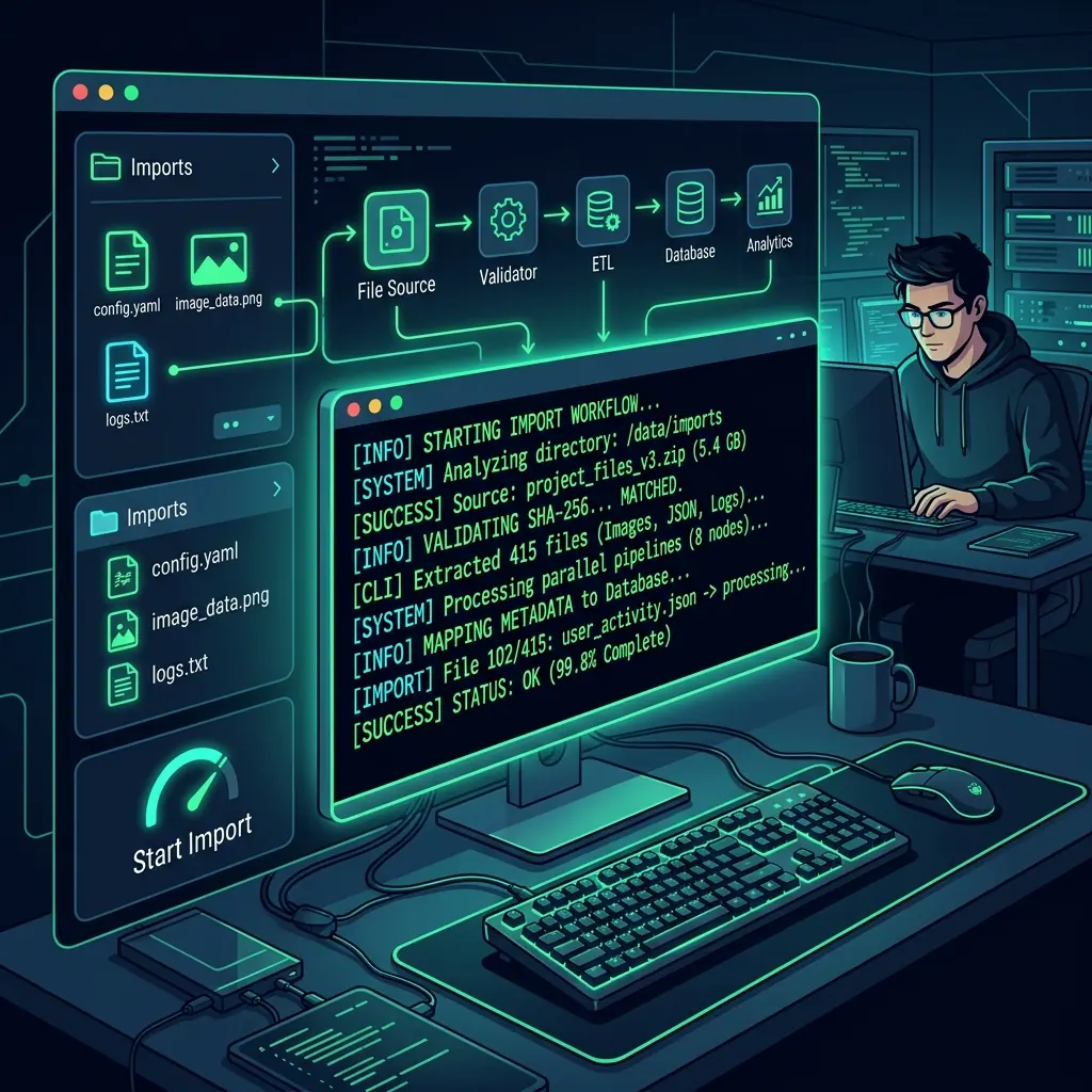 Sleek 3D illustration of browser layouts and video timeline panels