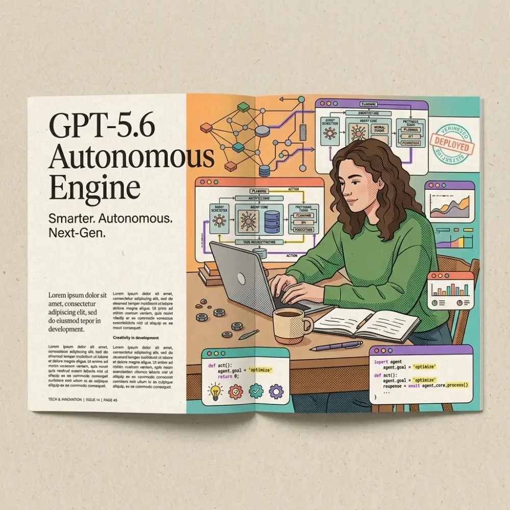 Vintage editorial collage illustration showing open diffusion generation nodes and graphics pipelines